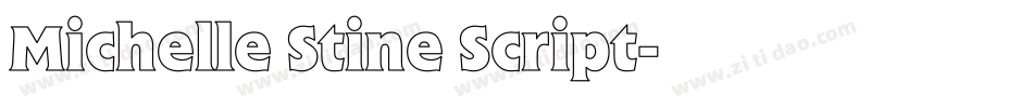 Michelle Stine Script字体转换